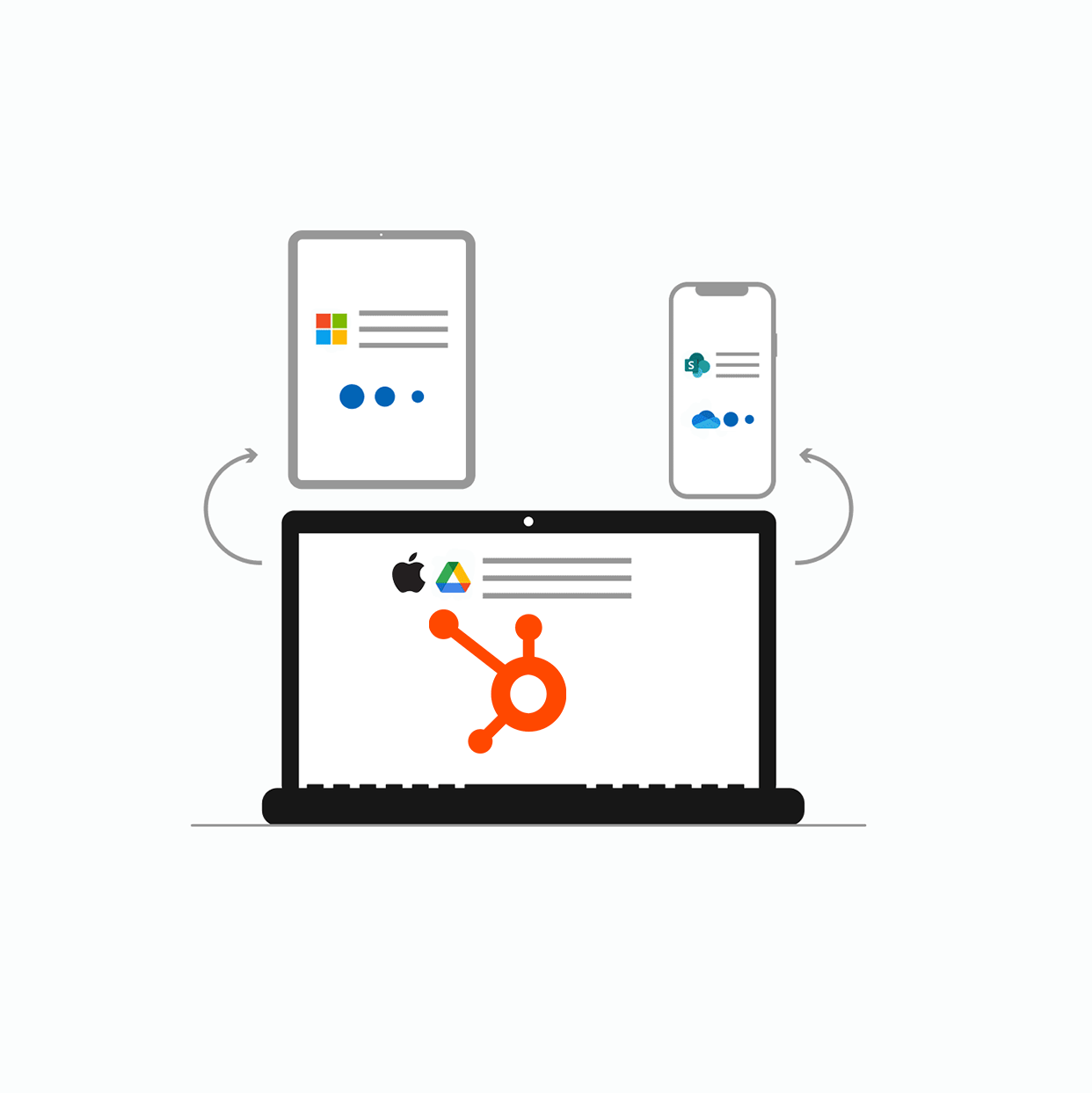 crm sales process hubspot