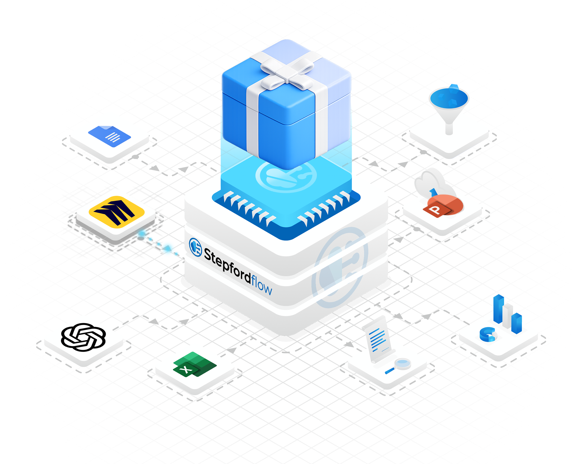 Stepford Flow isometric illustation v2 Feasability study1 Stepford Flow isometric illustation v2 Feasability study1