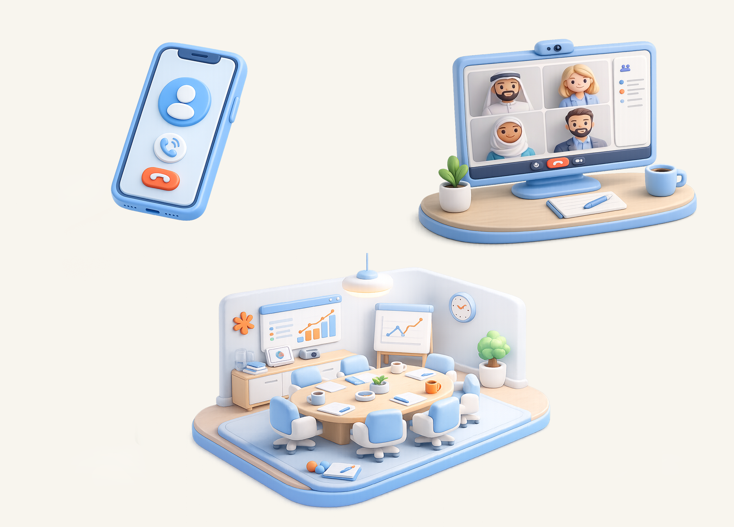 hubspot contact options free call digital meeting